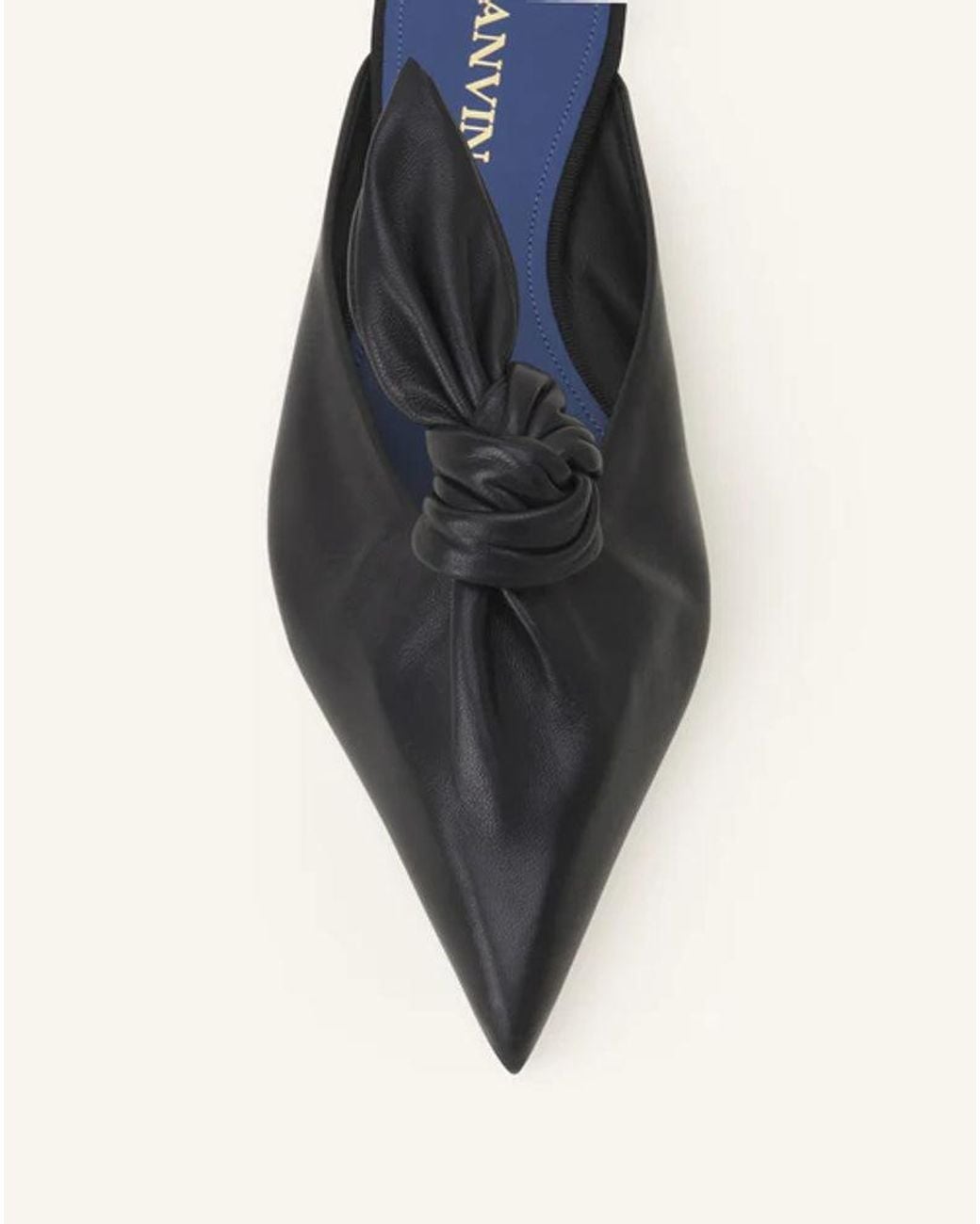 Lanvin Black Lanvin E26 Mule