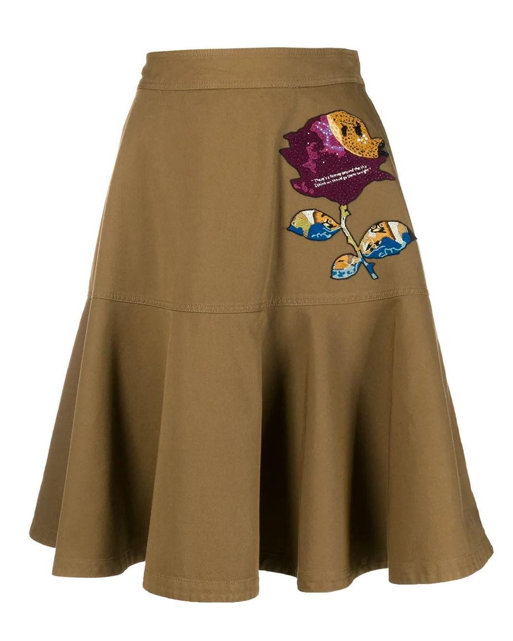 Valentino Natural X Undercover Sequin Embroidery Skirt