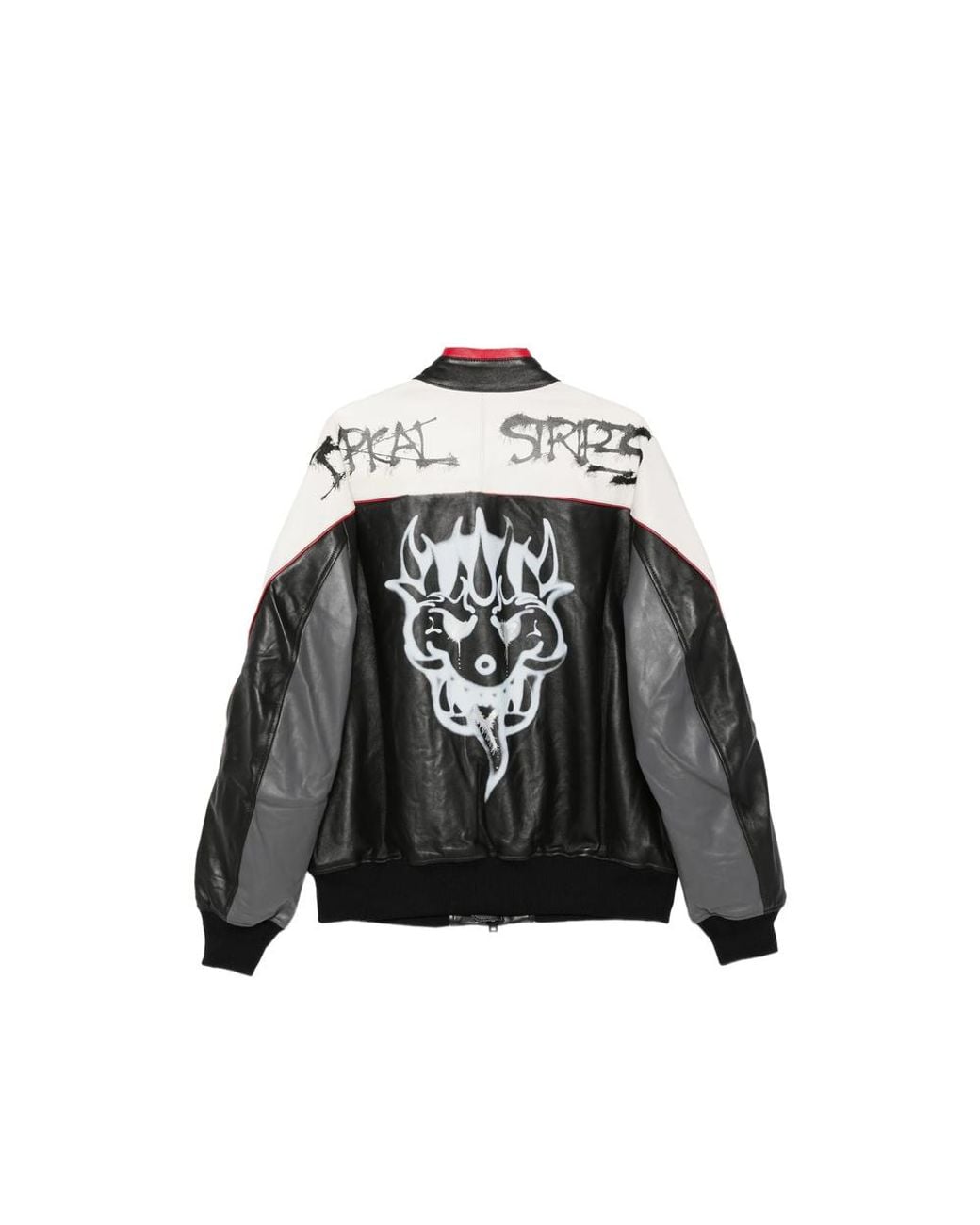 Adidas Black Leather Jacket for men