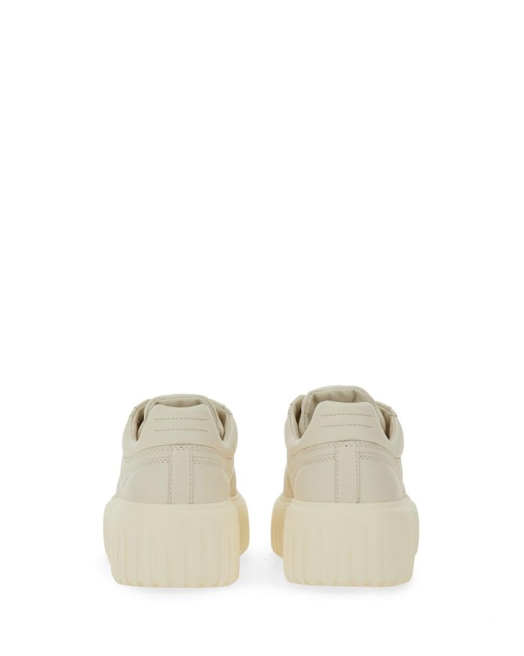 Hogan Natural Hogan Nappa Leather H-Stripes Sneaker