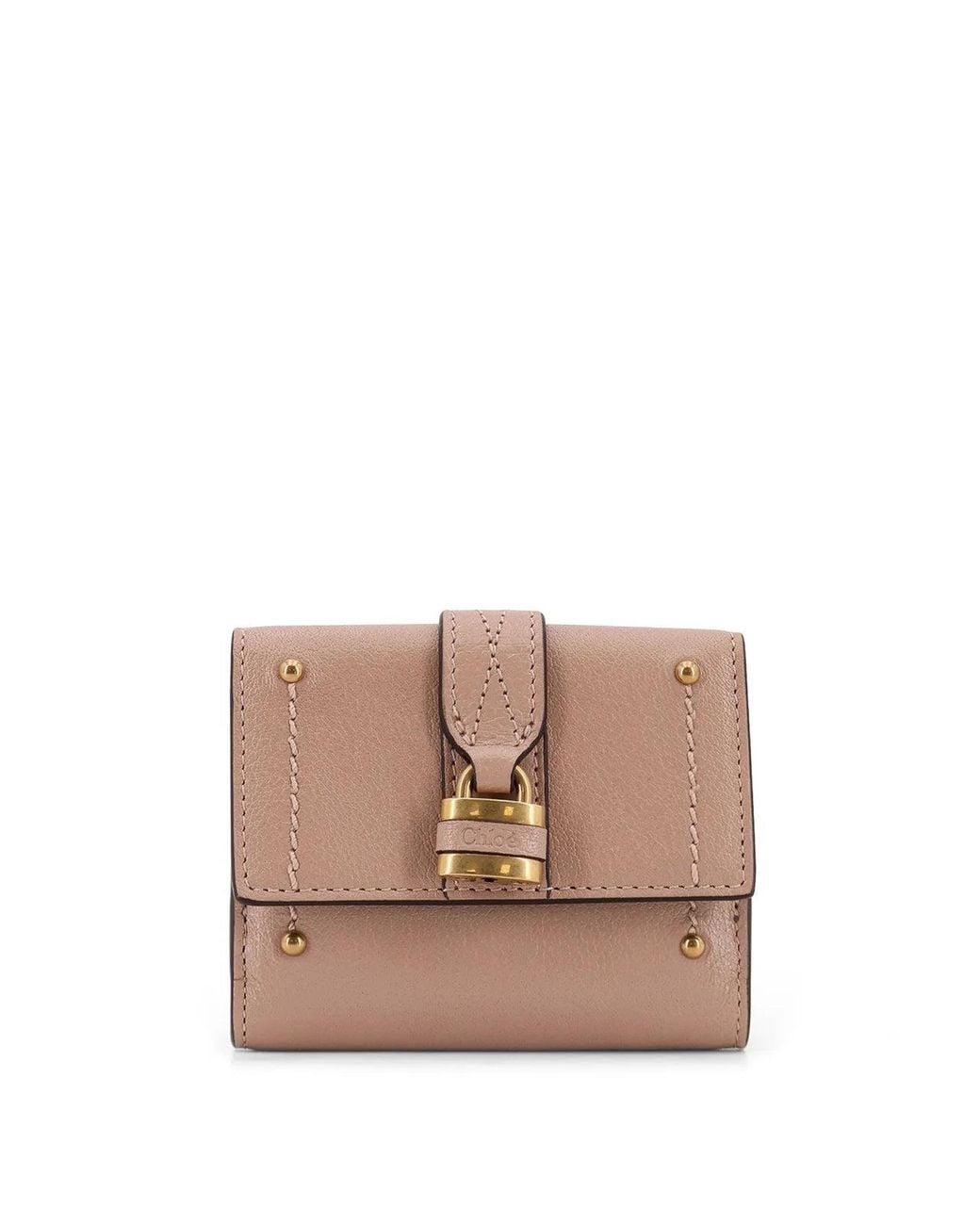 Chloé Pink Mini Portefeuille Trifold Paddington Wallet