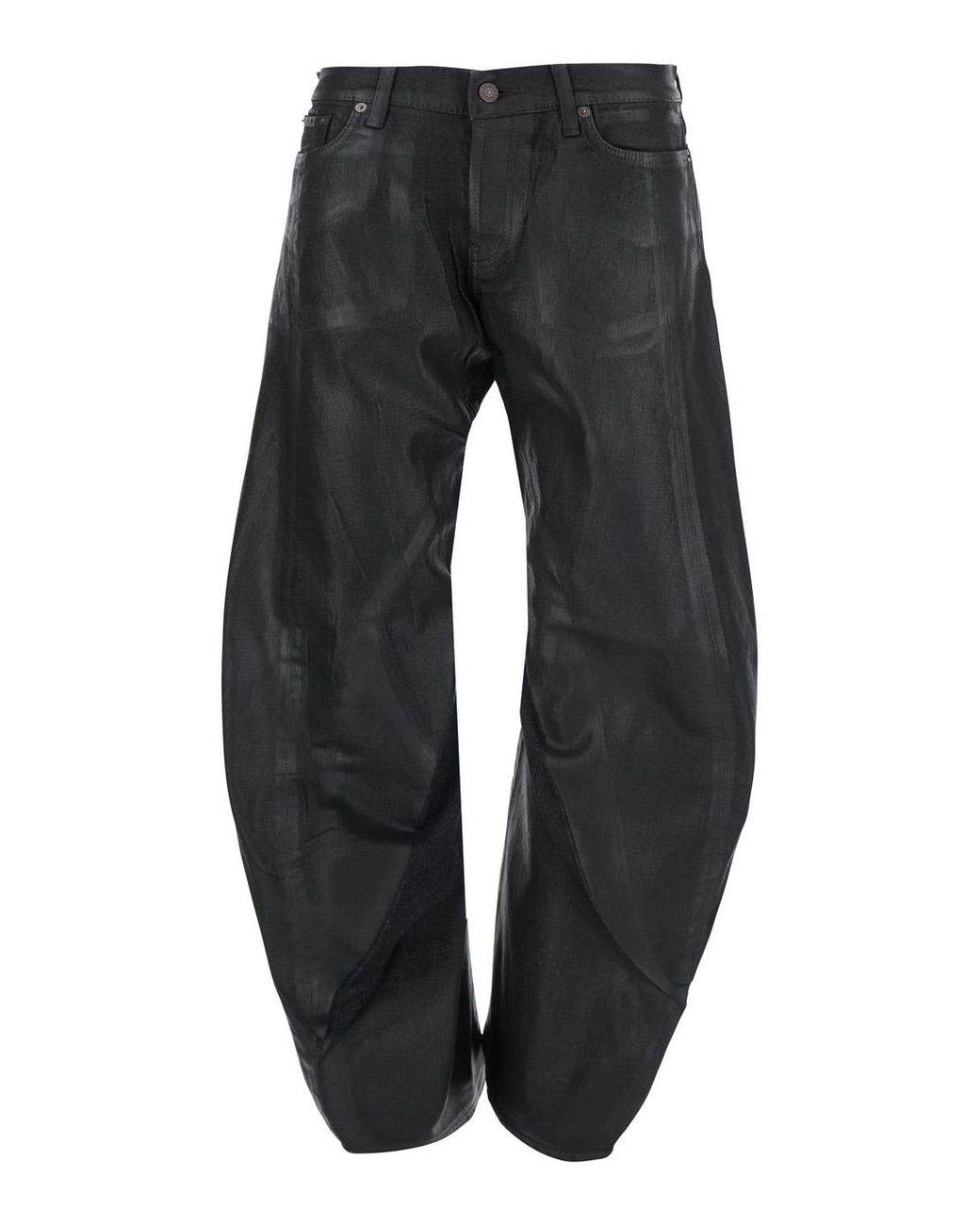 Acne Blue Straight-Leg Jeans Denim Cotton