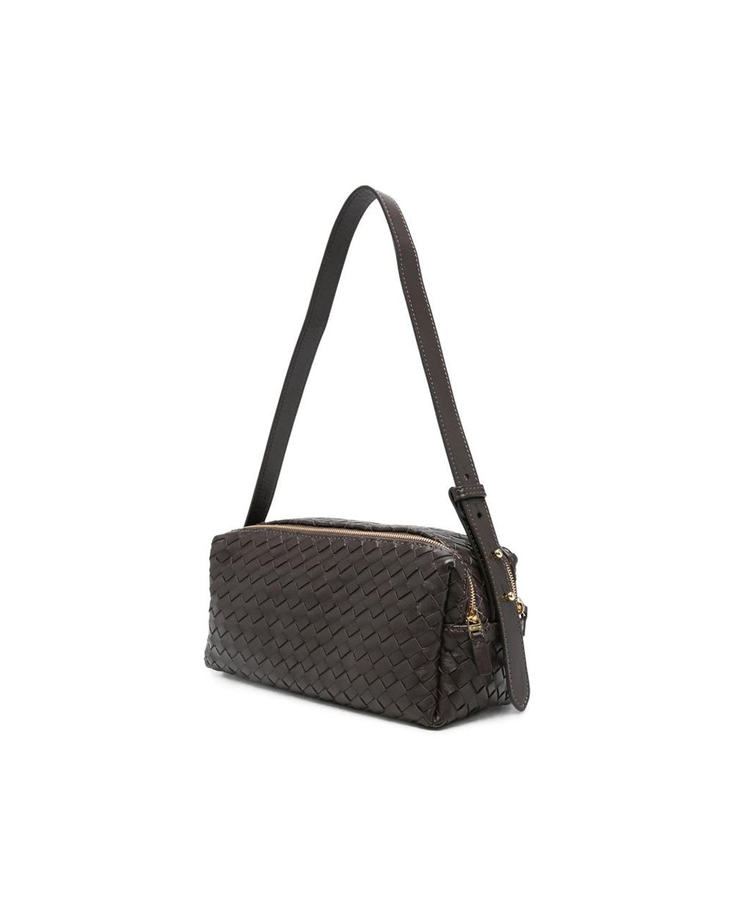 Elleme Black Woven Tote Bag Trousse Leather