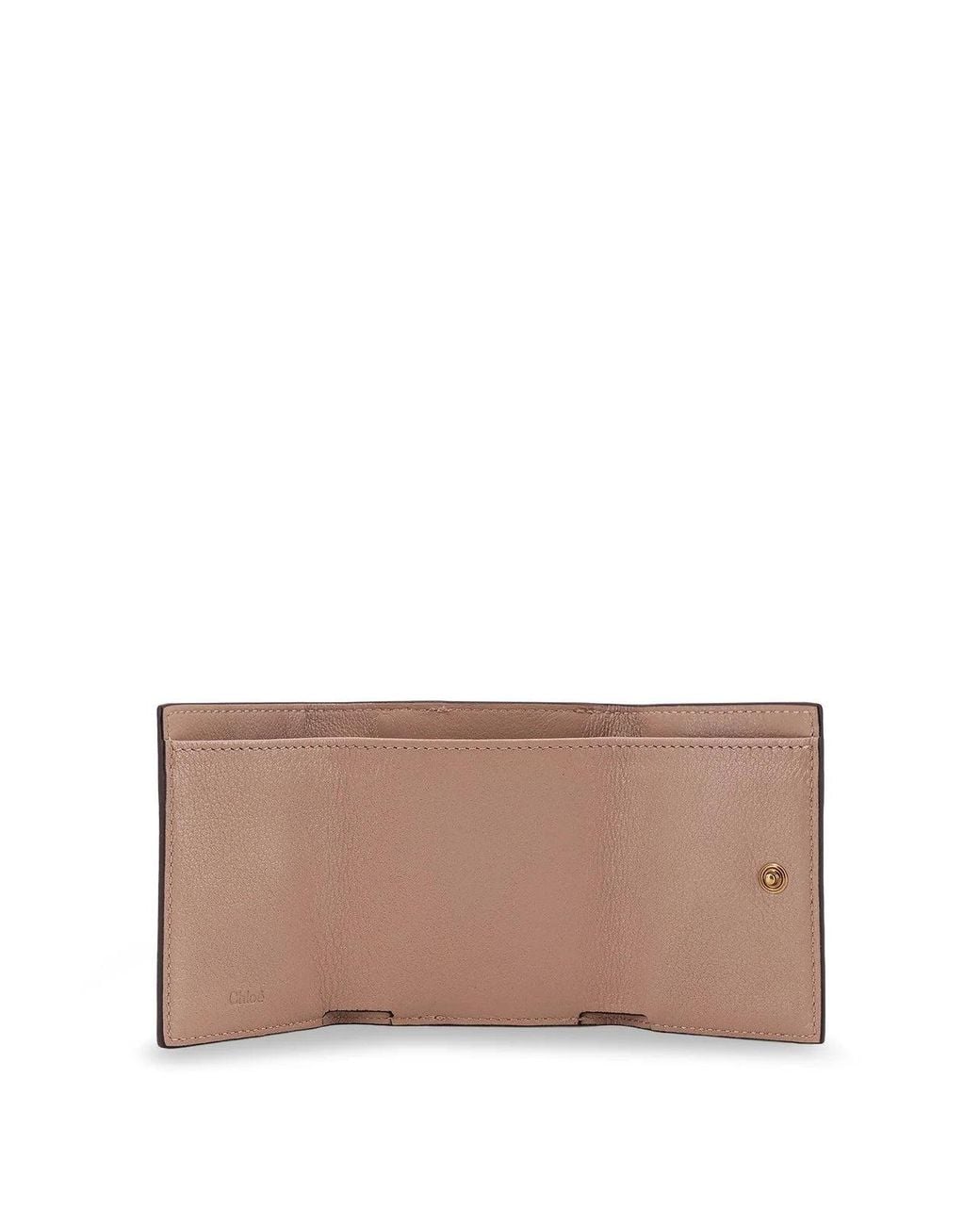 Chloé Pink Mini Portefeuille Trifold Paddington Wallet