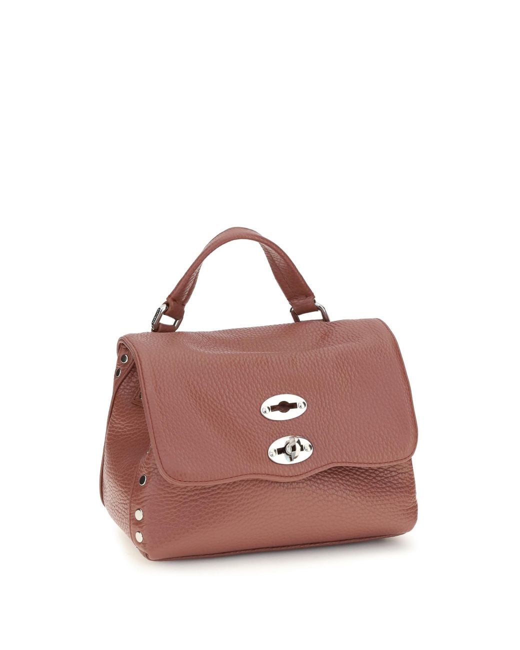 Zanellato Pink Handbag Baby Postina Daily Leather Radicchio Di Treviso Calf Handbags