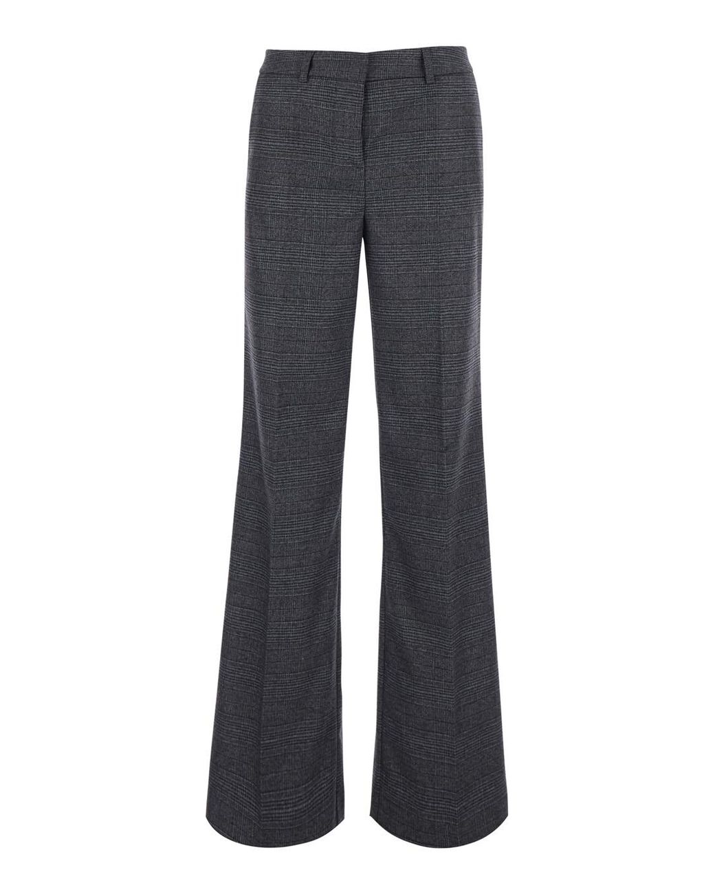 Le Plain Gray Trousers Check