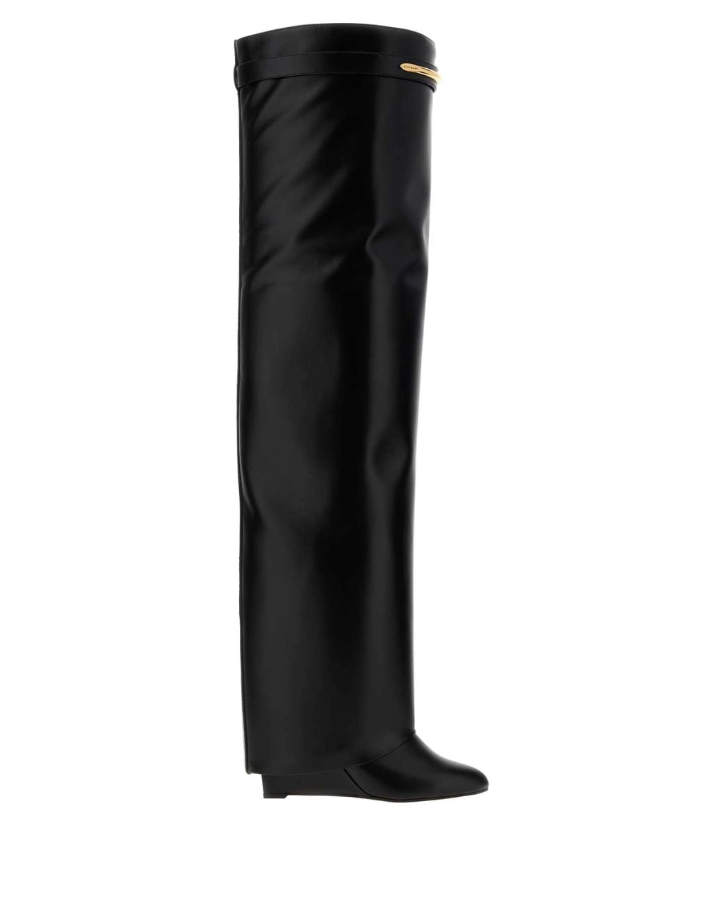Givenchy Black Givenchy Knee-High Calf Leather Boot