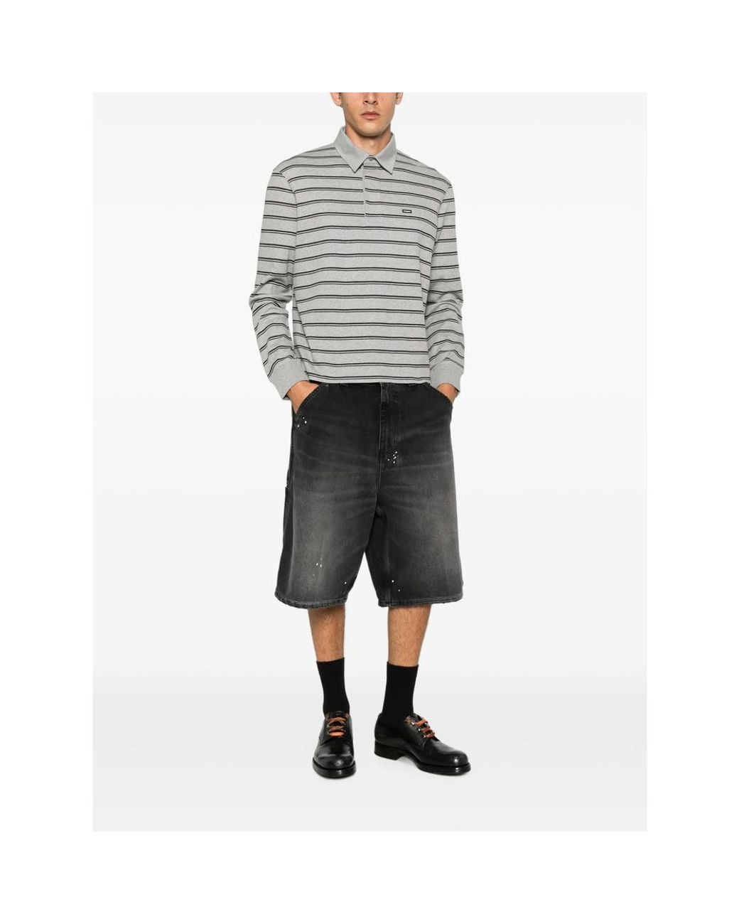 Vetements Gray Polo Shirts for men