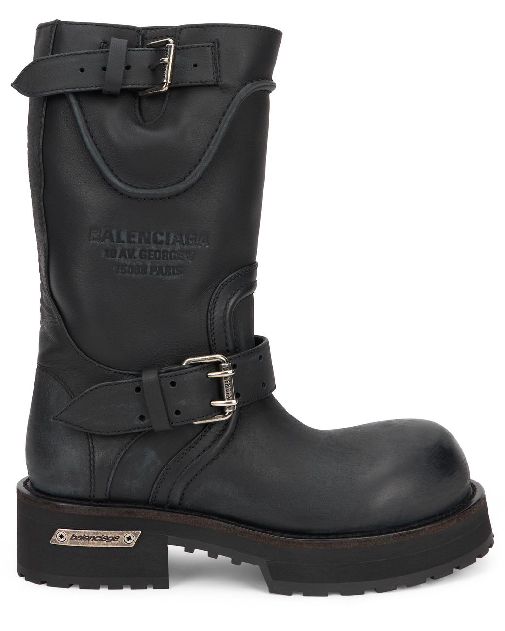 Balenciaga Black Ankle Boots Venom Leather Lambskin