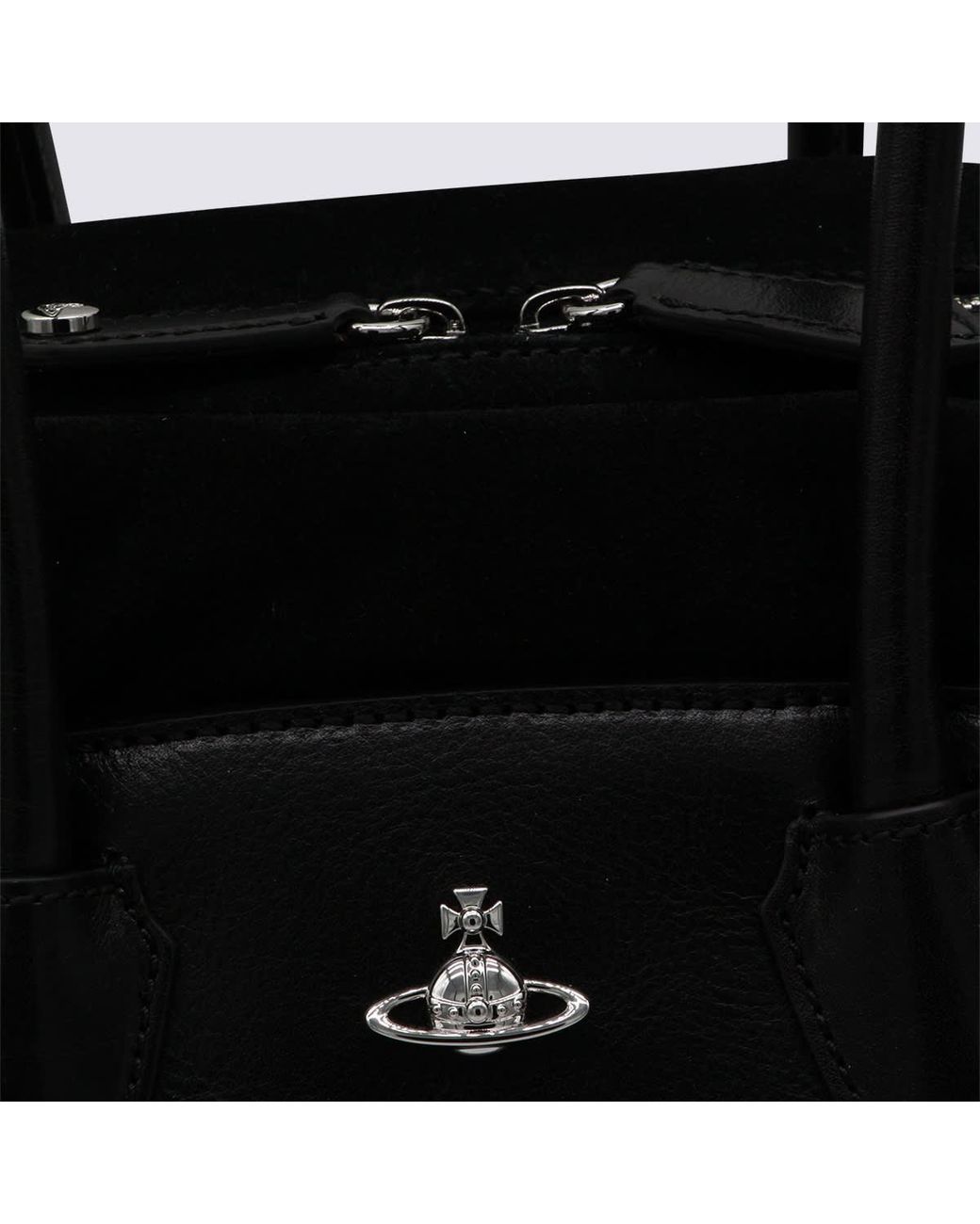 Vivienne Westwood Black Top Handle Bag