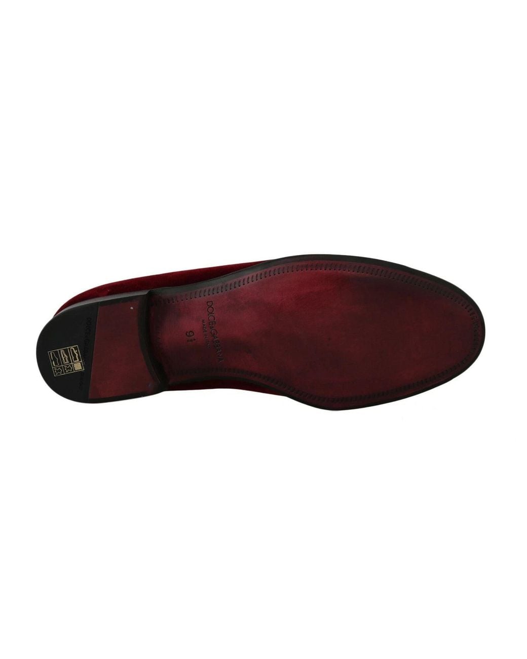 Dolce & Gabbana Black Dolce & Gabbana Sequined Embroidered Velvet Loafer for men