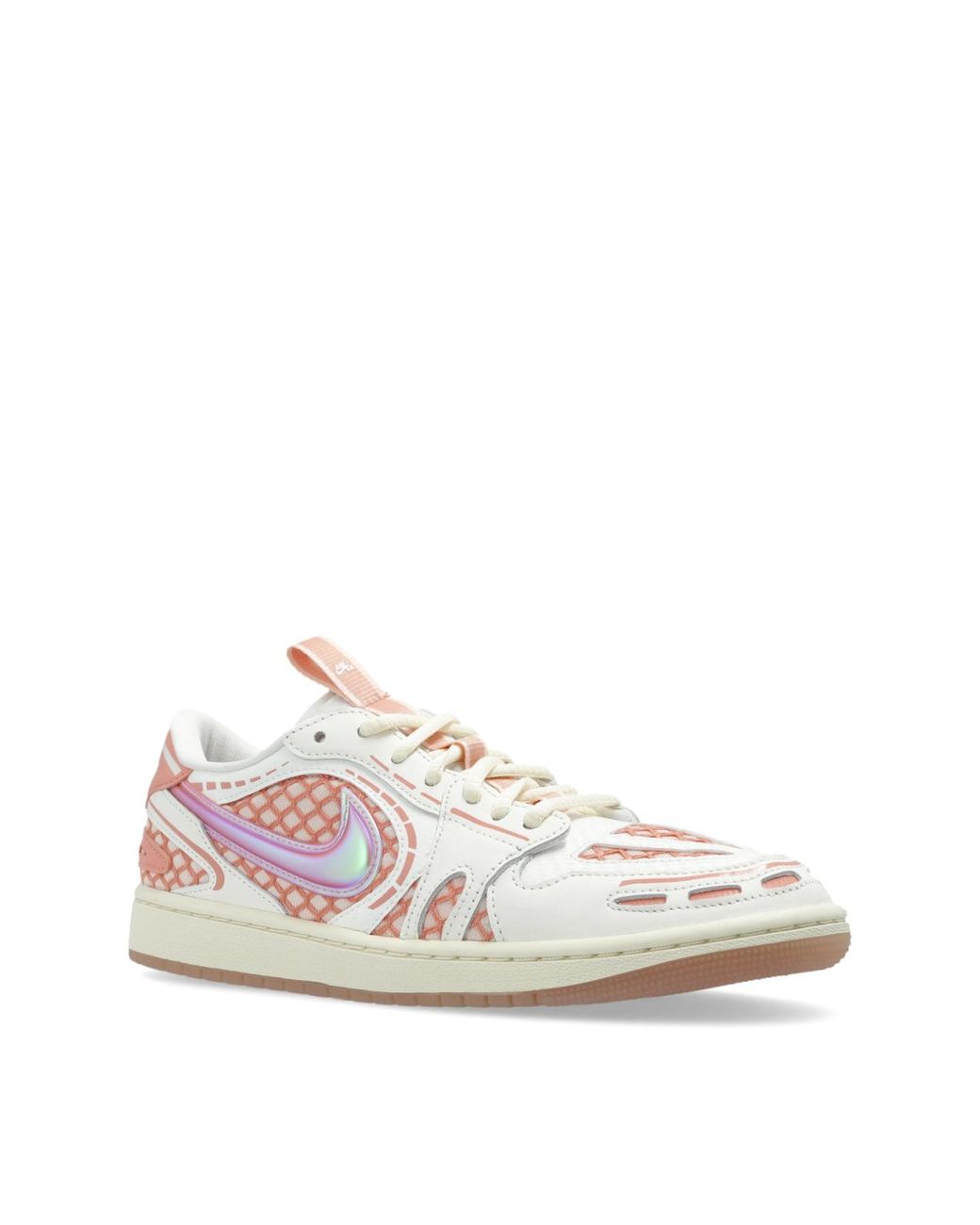 Nike White Air Jordan 1 Mm Low V3 Sneakers Shoes