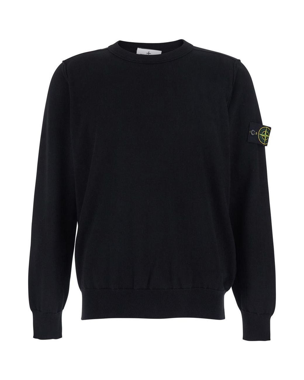 Stone Island Blue T-Shirt Long-Sleeve Cotton for men