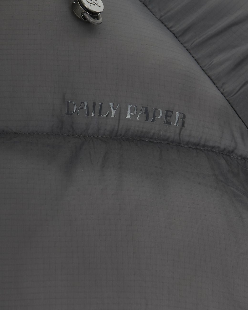 Daily Paper Gray Quilted Puffer Jacket Nylon Padded & Down for men