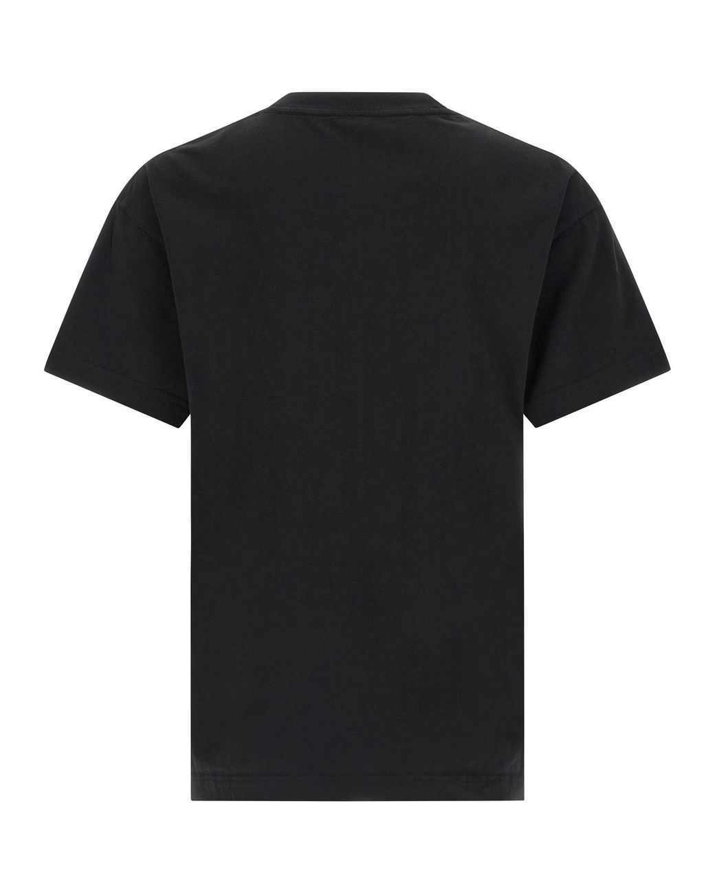 Palm Angels Black 'Neck Logo' T-Shirt for men