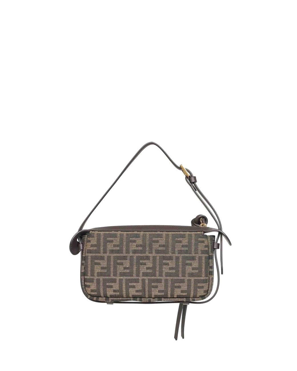 Fendi Metallic Mini Shoulder Bag Polyester