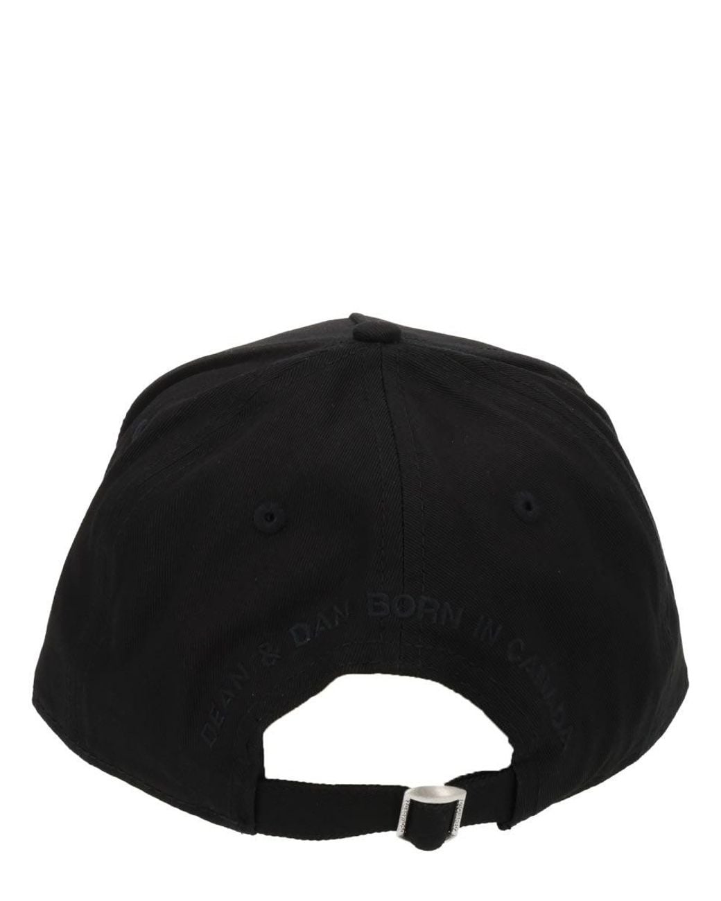 DSquared² Black Dsquared "D2 Patch" Baseball Cap for men