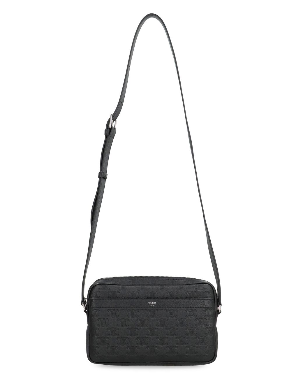 Céline Black Calf Leather Messenger Bag Calfskin for men