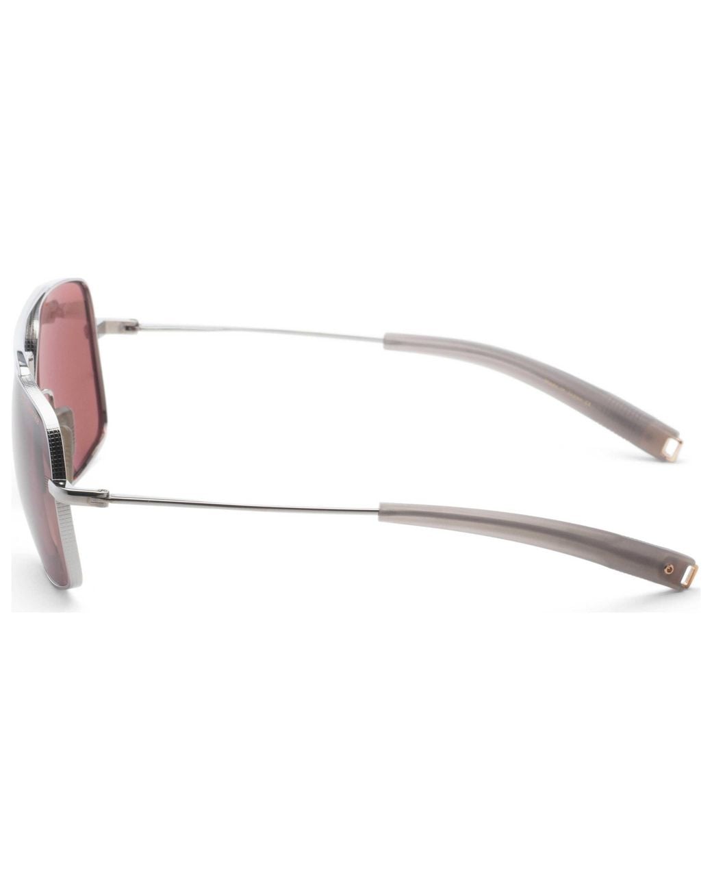 Dita Eyewear Pink Lancier 61 Mm Sunglasses Palladium Polarized Dls107-A-06 for men