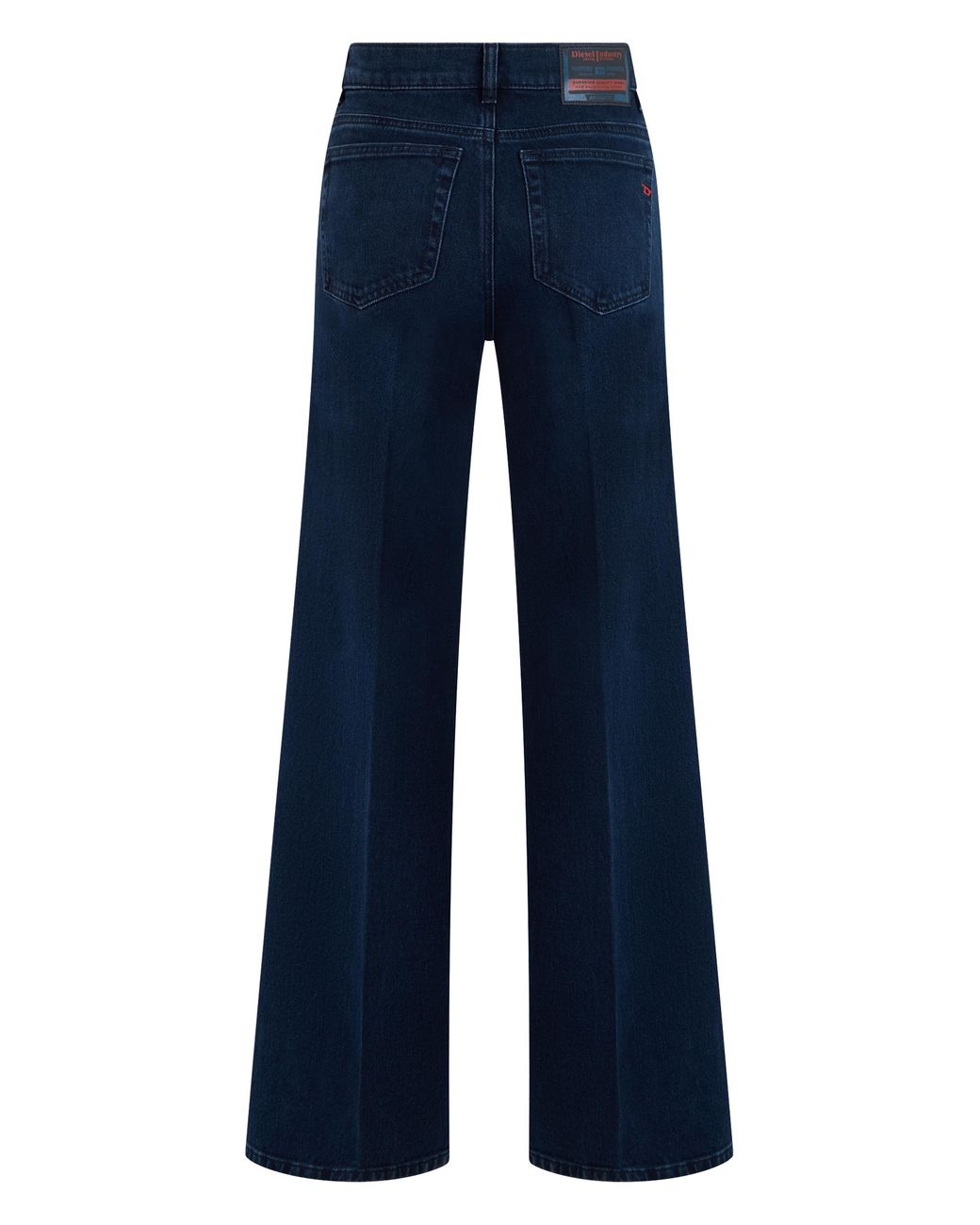 DIESEL Blue Wide-Leg Jeans Denim Cotton