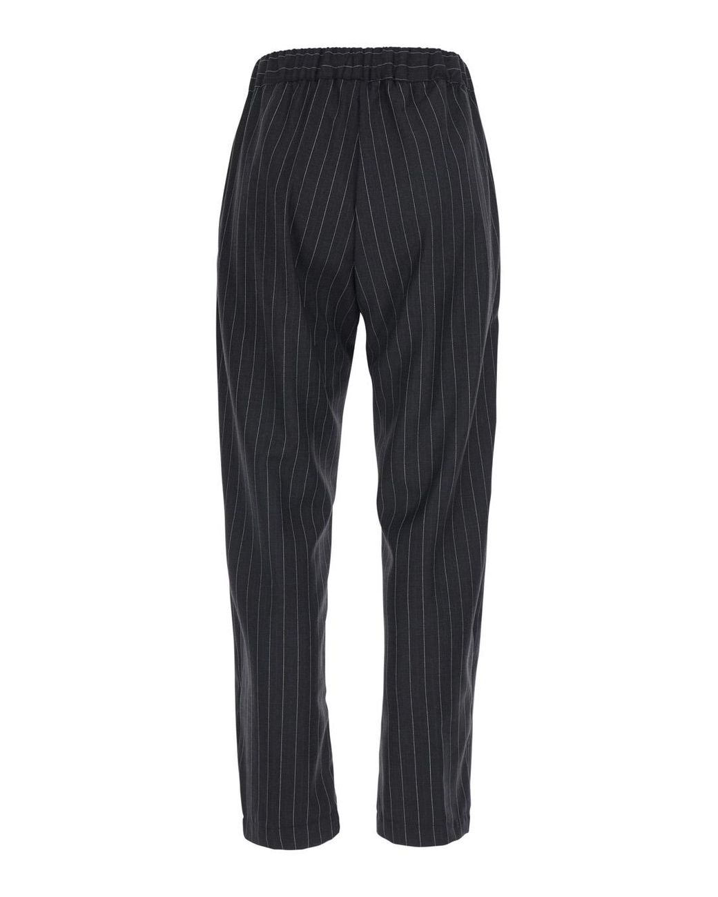 Semicouture Blue Pants Buddy Wool Trousers