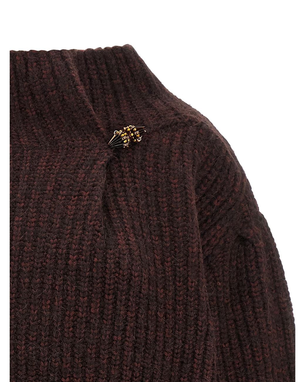 Dries Van Noten Brown Teubina' Sweater