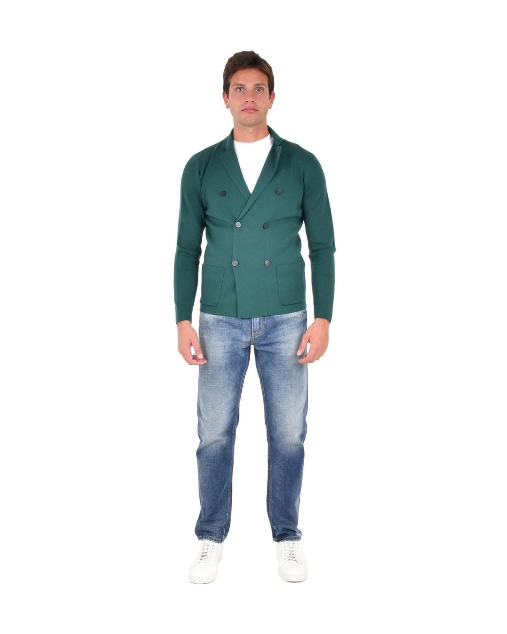 Drumohr Green Blazer for men
