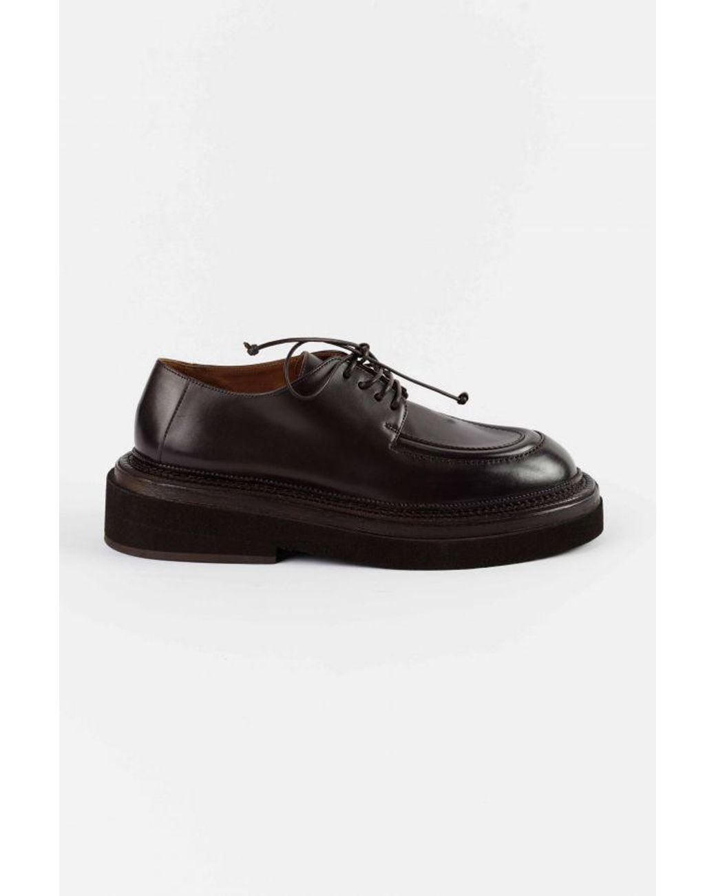 Marsèll Black Derby Flat Shoes