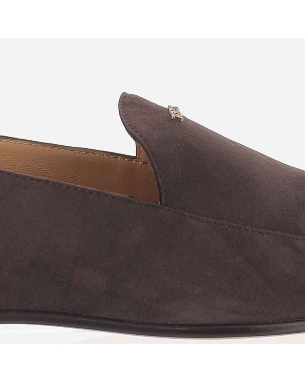 Tod's Brown Loafers Suede