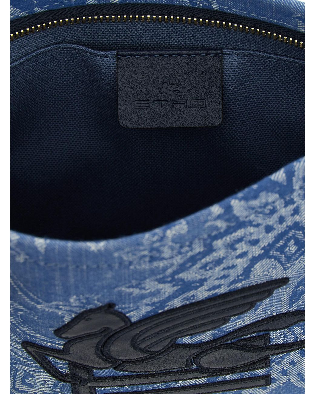 Etro Blue 'Paisley' Clutch