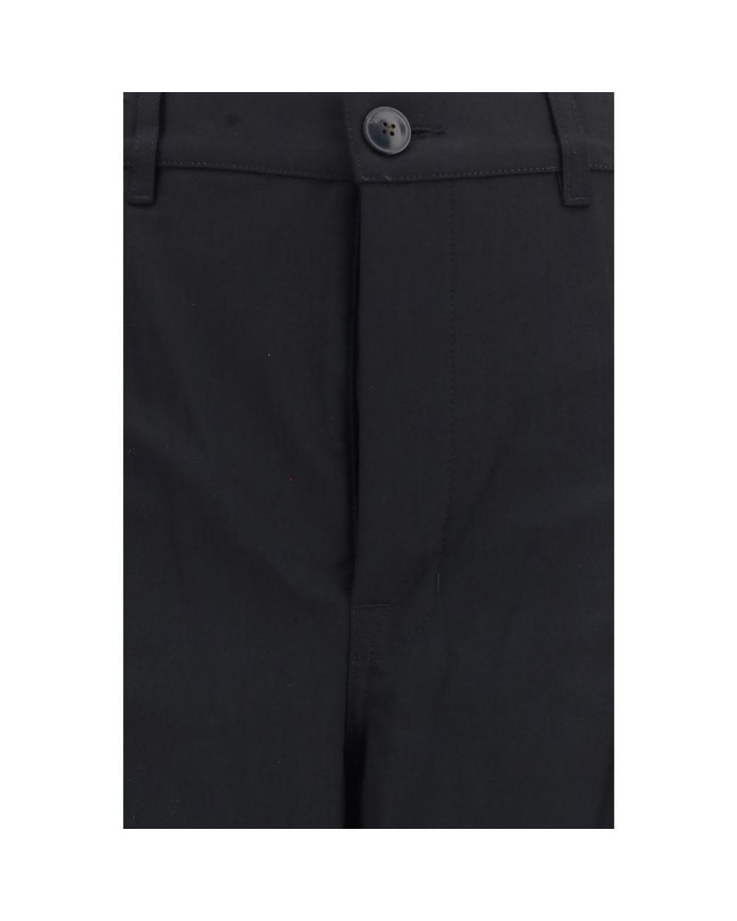 Rick Owens Blue Black Wool Oves Aries Dress Pants