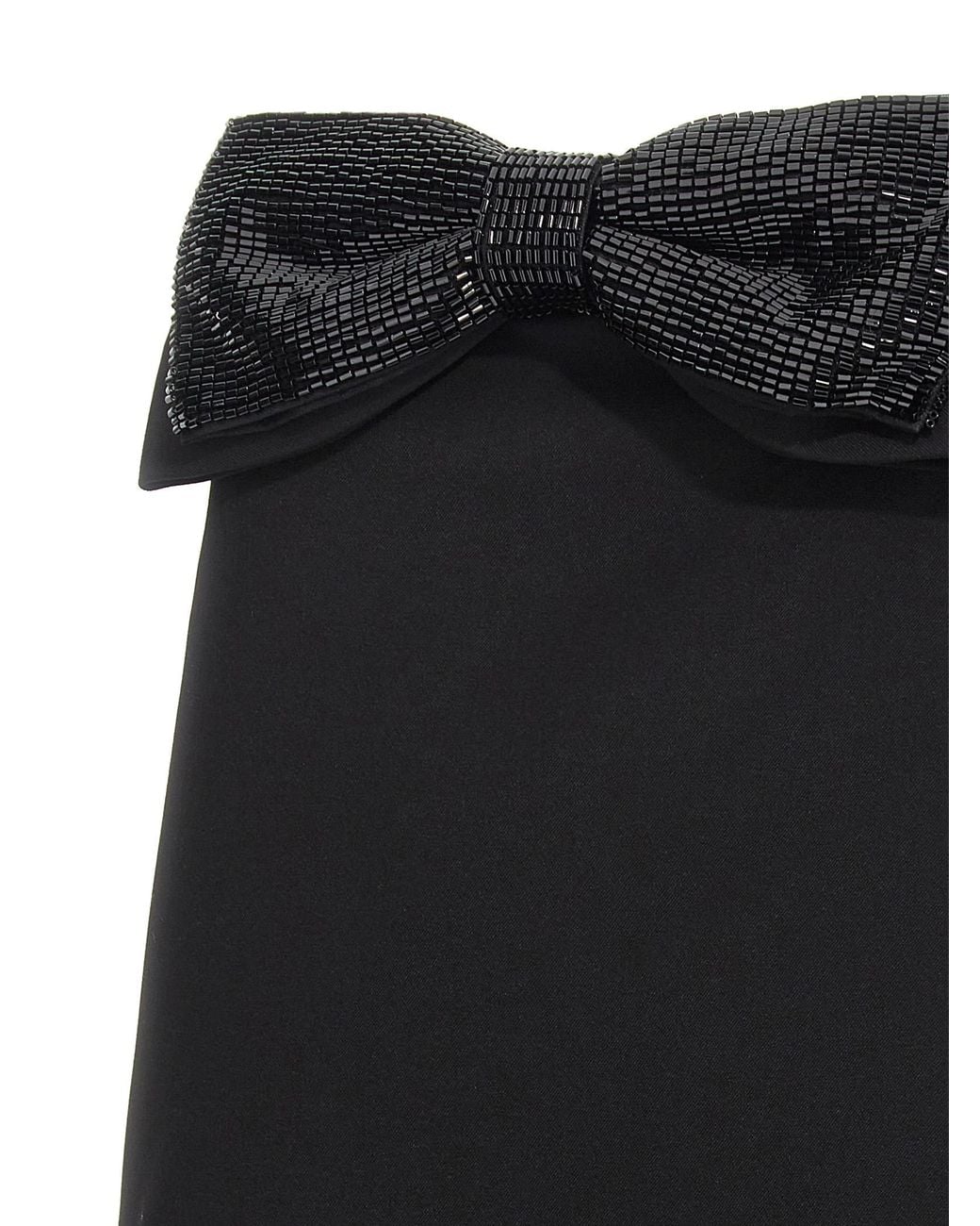 Self-Portrait Black Off-The-Shoulder Dress
