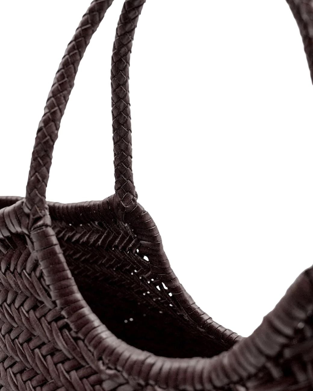 Dragon Diffusion Brown Shoulder Bag Nantucket Basket Big Buff Calf Leather