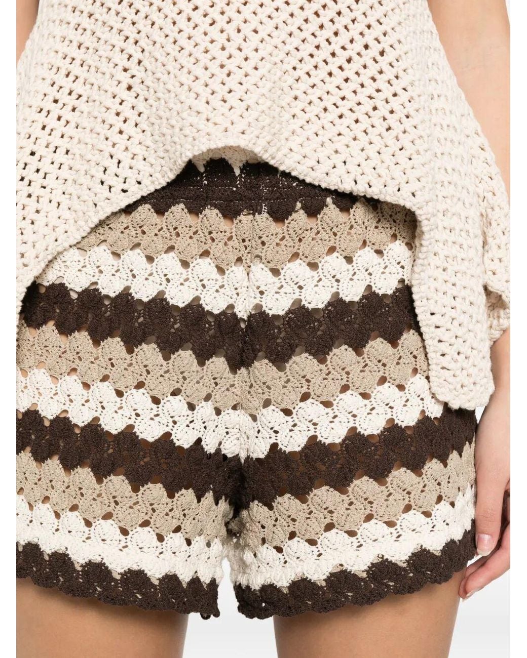 Mc2 Saint Barth White Meave Pant