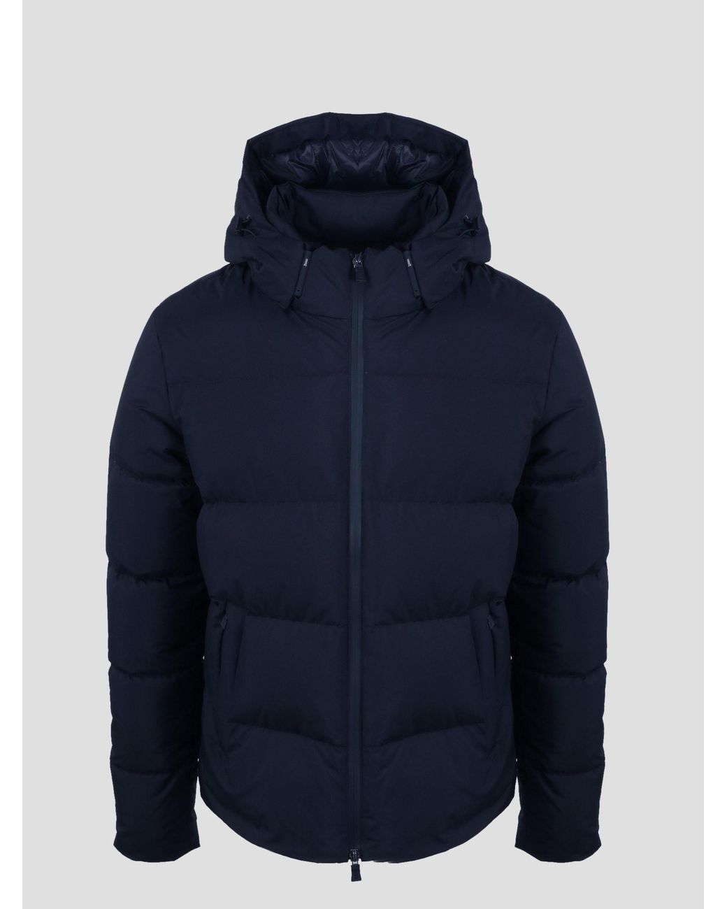Herno Quilted Gore-tex Laminar Bomber in Blue for Men | Lyst