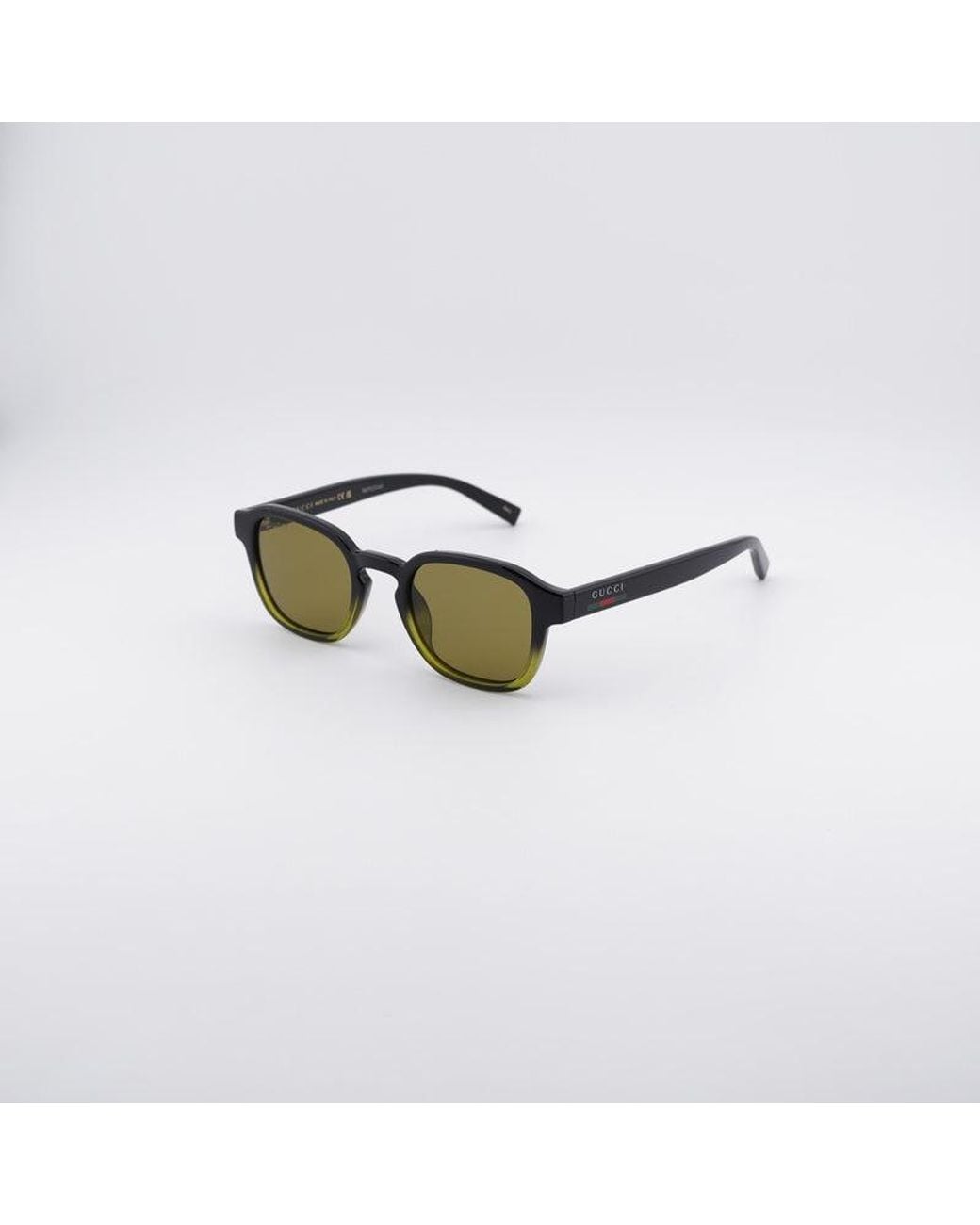 Gucci Green Sunglasses Square Full Rim, - Frame And Lens Gg2106S003 for men