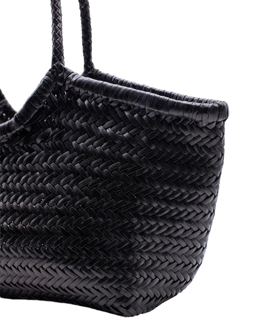 Dragon Diffusion Blue Shoulder Bag Nantucket Basket Buffalo Calf Leather