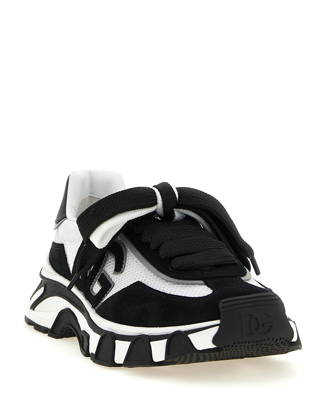 Dolce & Gabbana White Dg Country Road Sneakers Polyester