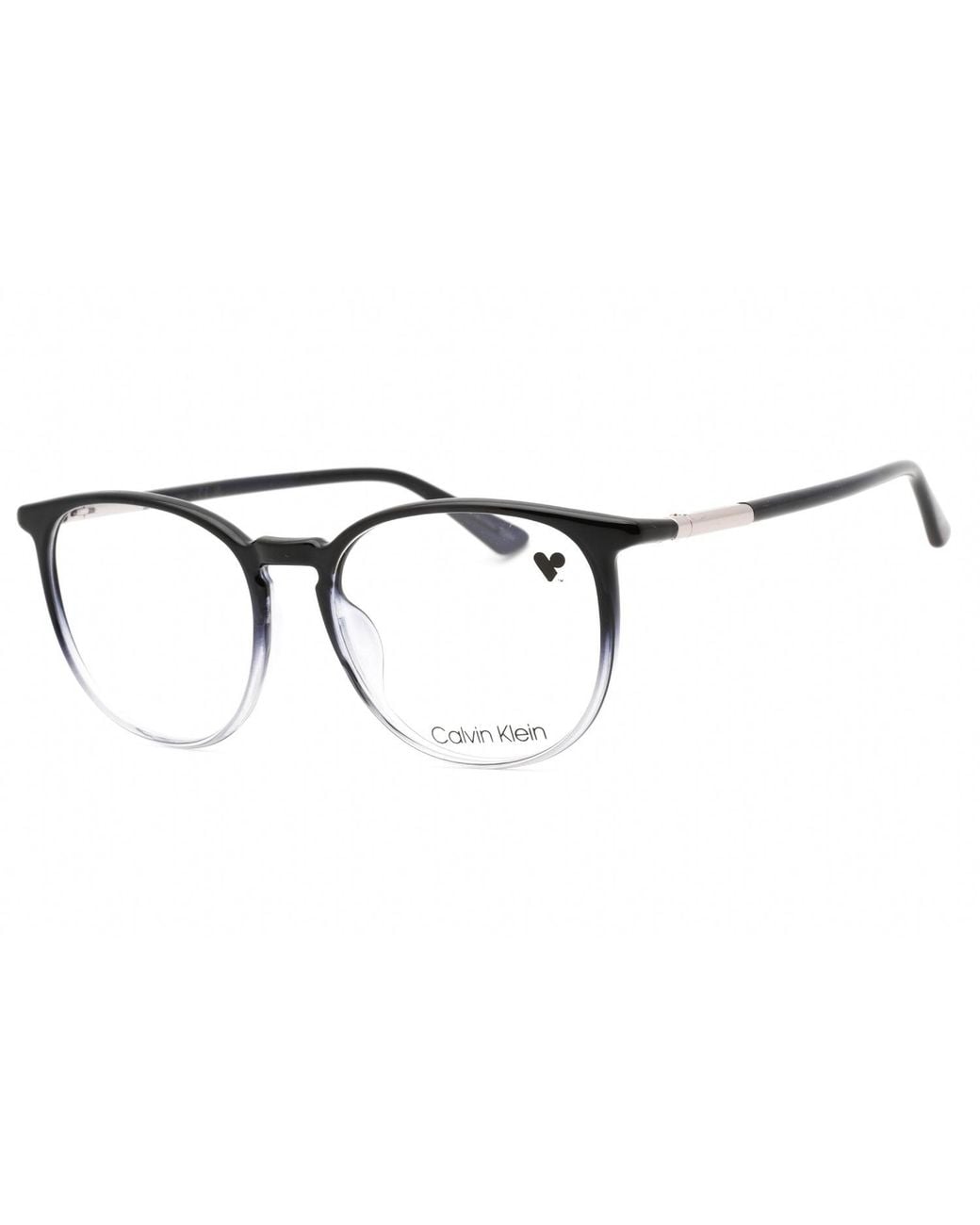 Calvin Klein Black Calvin Klein Ck21522 Round Injected Propionate Eyeglasses