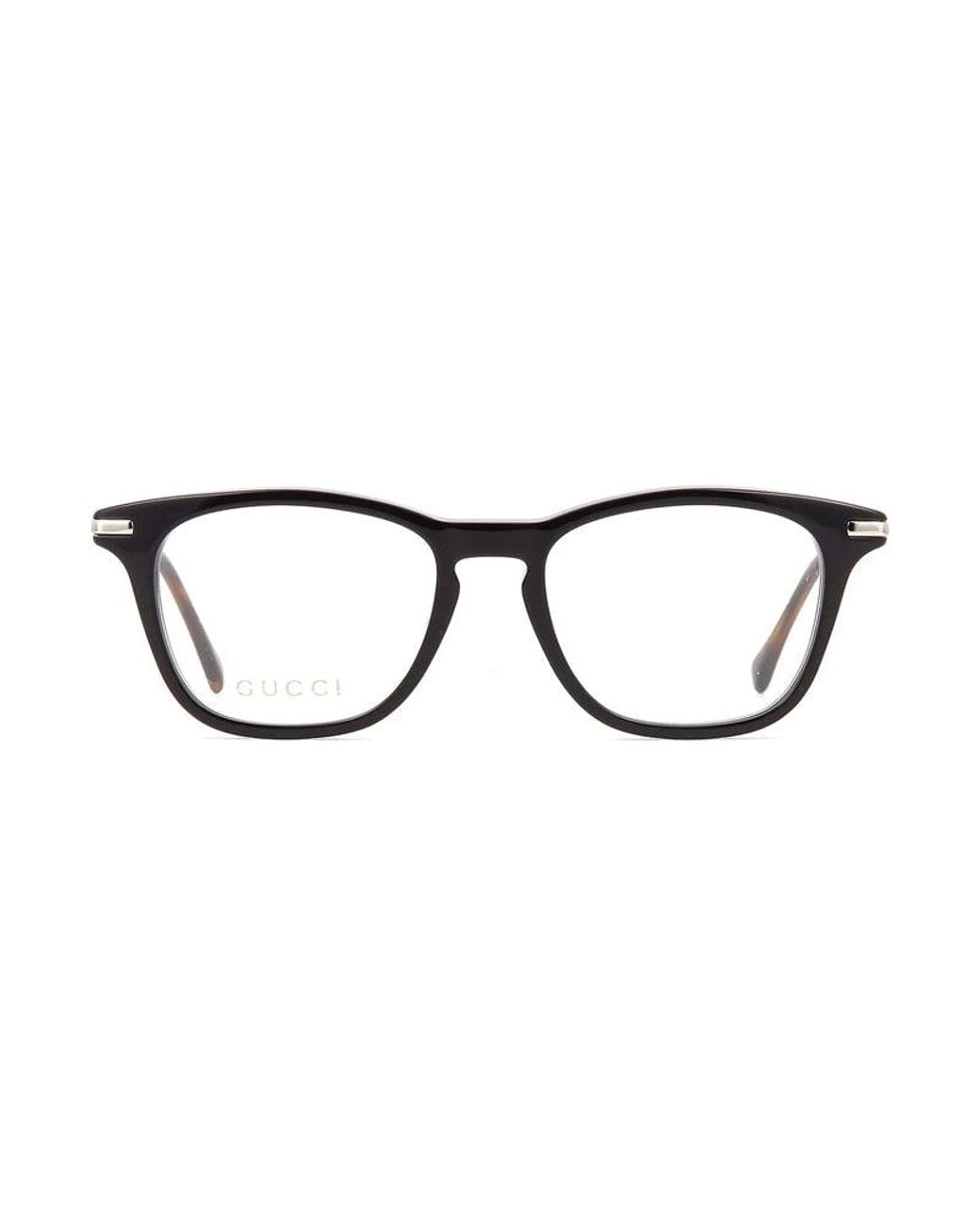 Gucci Black Eyeglasses Square Full Rim, Frame And Clear Demo Lens Gg0919O001 Sunglasses for men