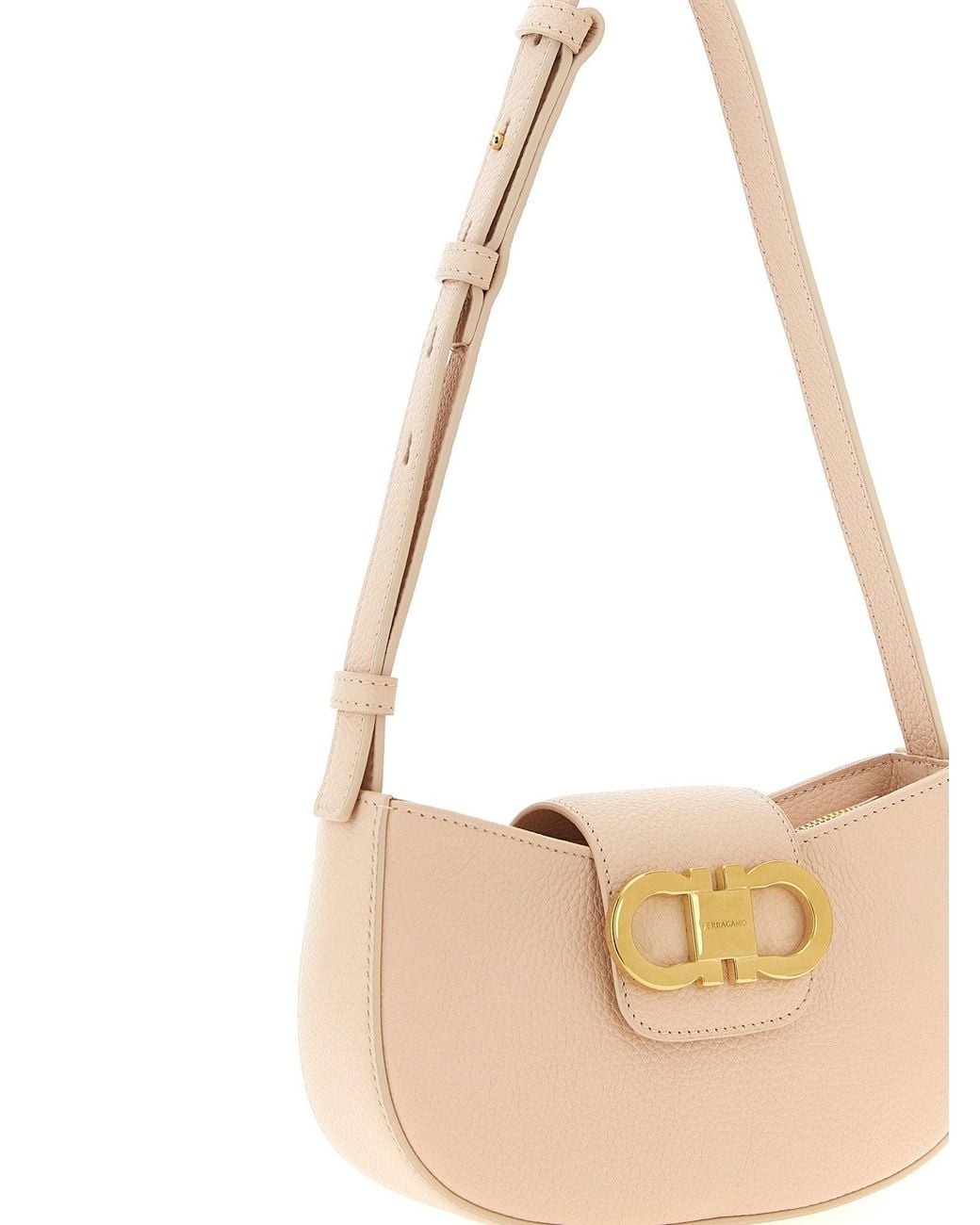 Ferragamo Natural Gabry Shoulder Bag