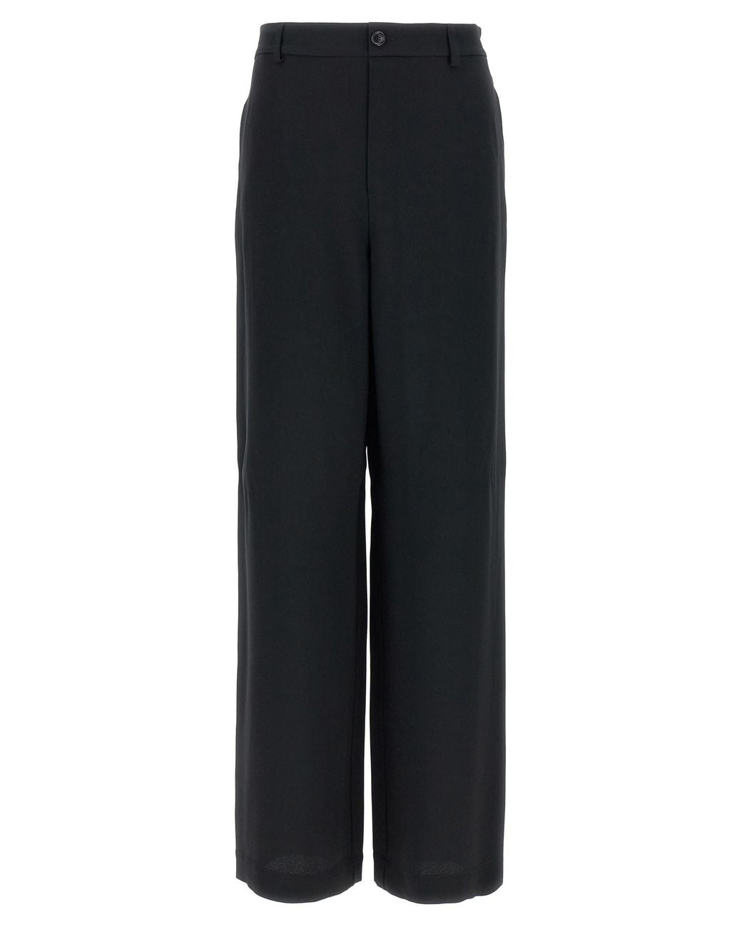 Moschino Black Acetate Casual Pants