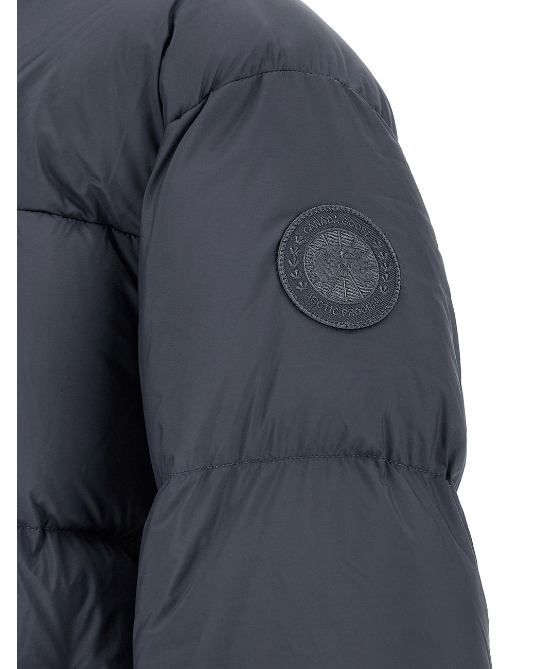 Canada Goose Blue Polyamide Full-Length Jacket Clothing for men