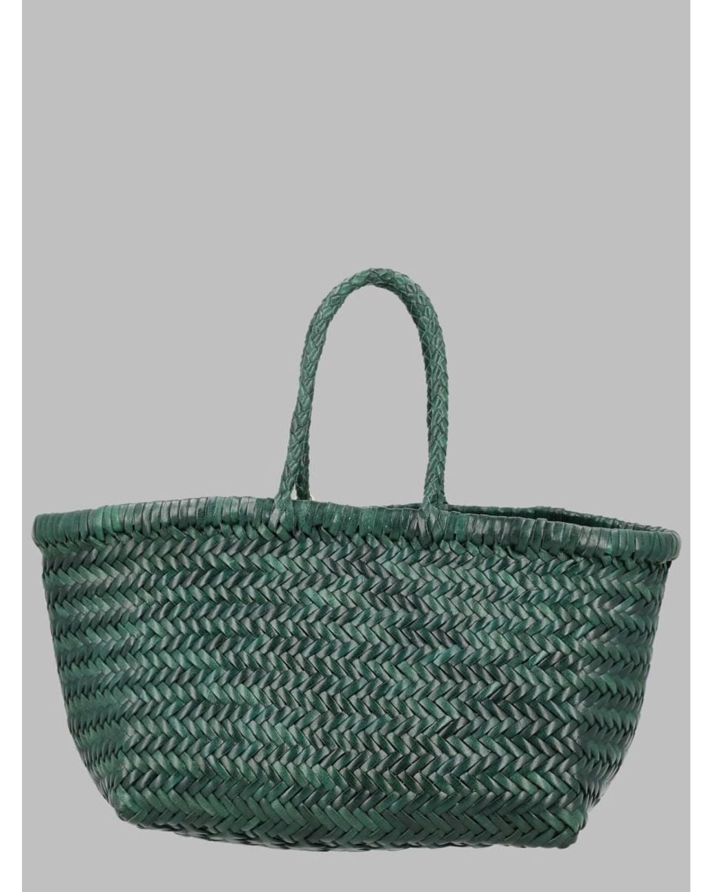 Dragon Diffusion Green Leather Handbag Triple Jump Hand Bags