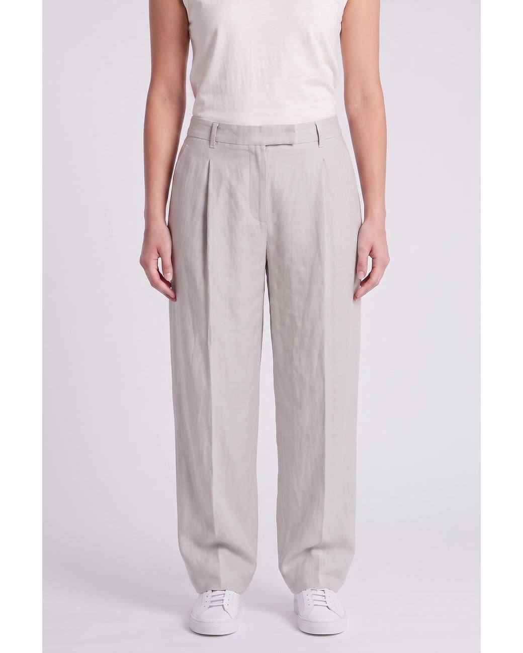Brunello Cucinelli Pink Light Linen Trousers Msrp Nwt