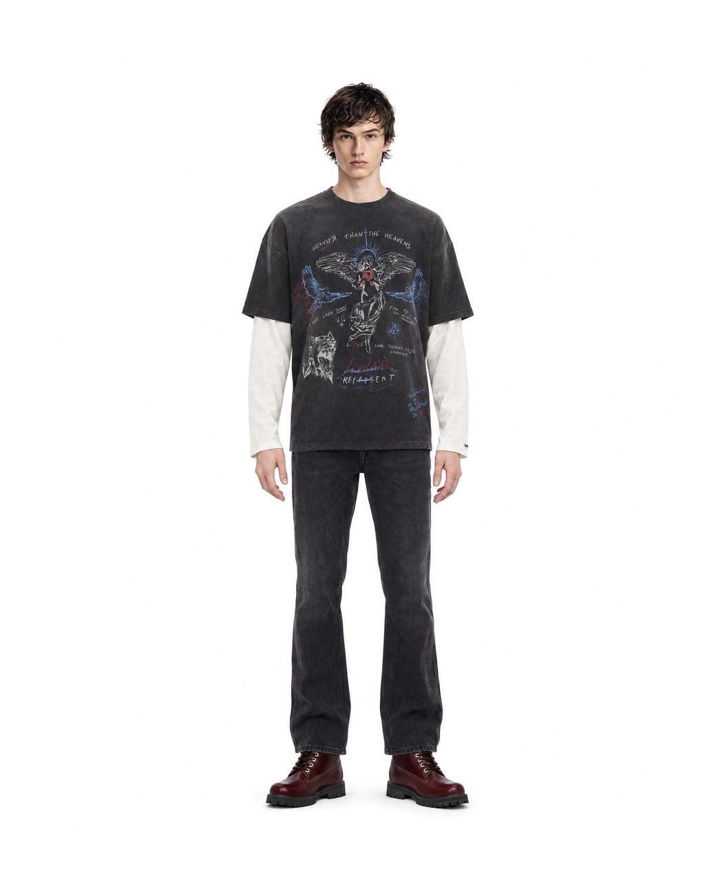 Represent Blue Jeans Heaton Cotton for men
