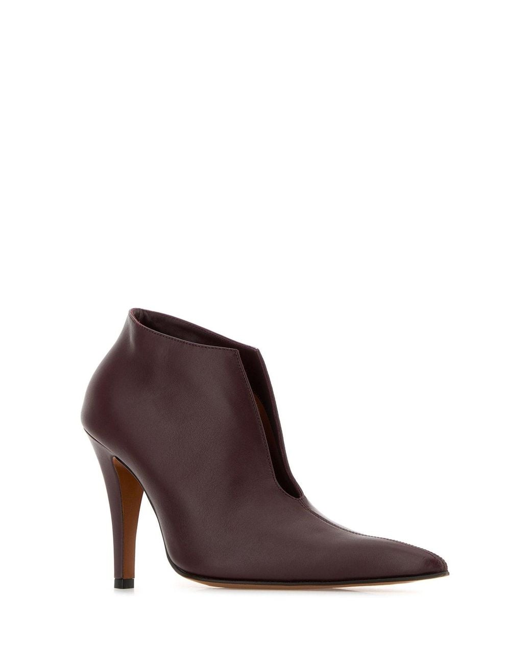 McQueen Brown Leather Pumps
