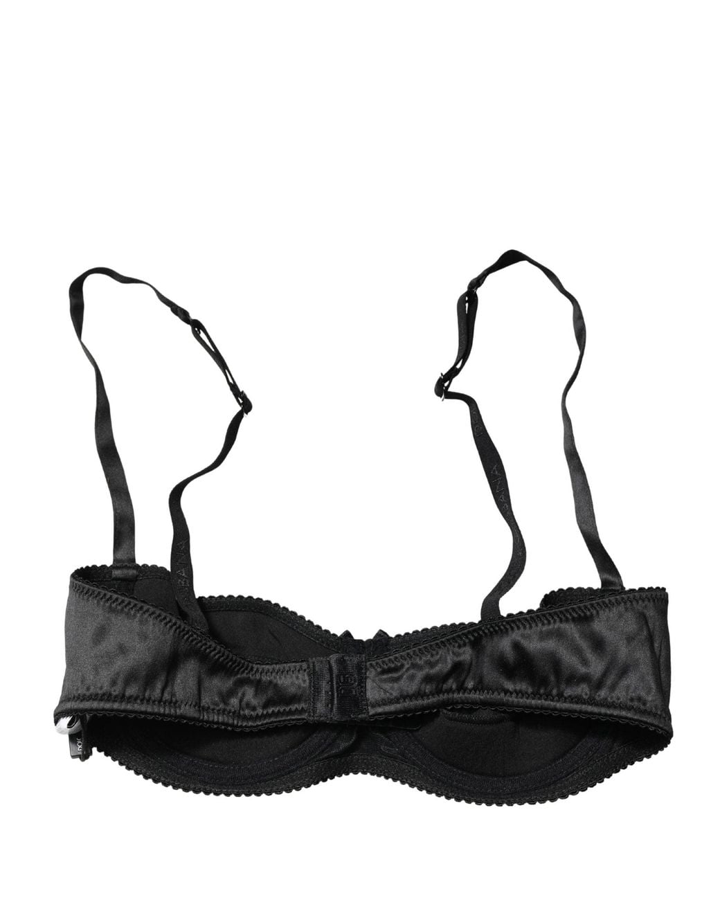 Dolce & Gabbana Black Dolce & Gabbana Semi-Pad Underwire Balconette Bra