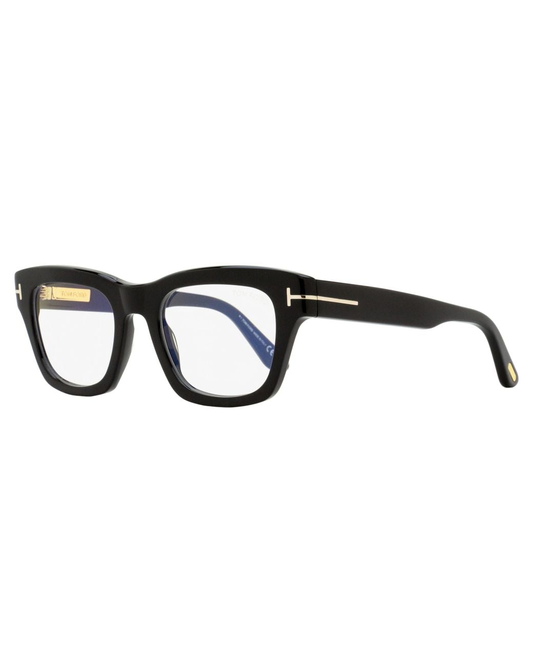 Tom Ford Black Block Signature Eyeglasses Tf6036-B 001 52Mm Ft6036 Plastic (Acetate)