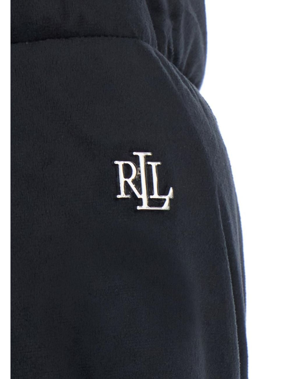 Ralph Lauren Black Down Jacket Vv Poly Pffr-Insulated Polyester Puffer